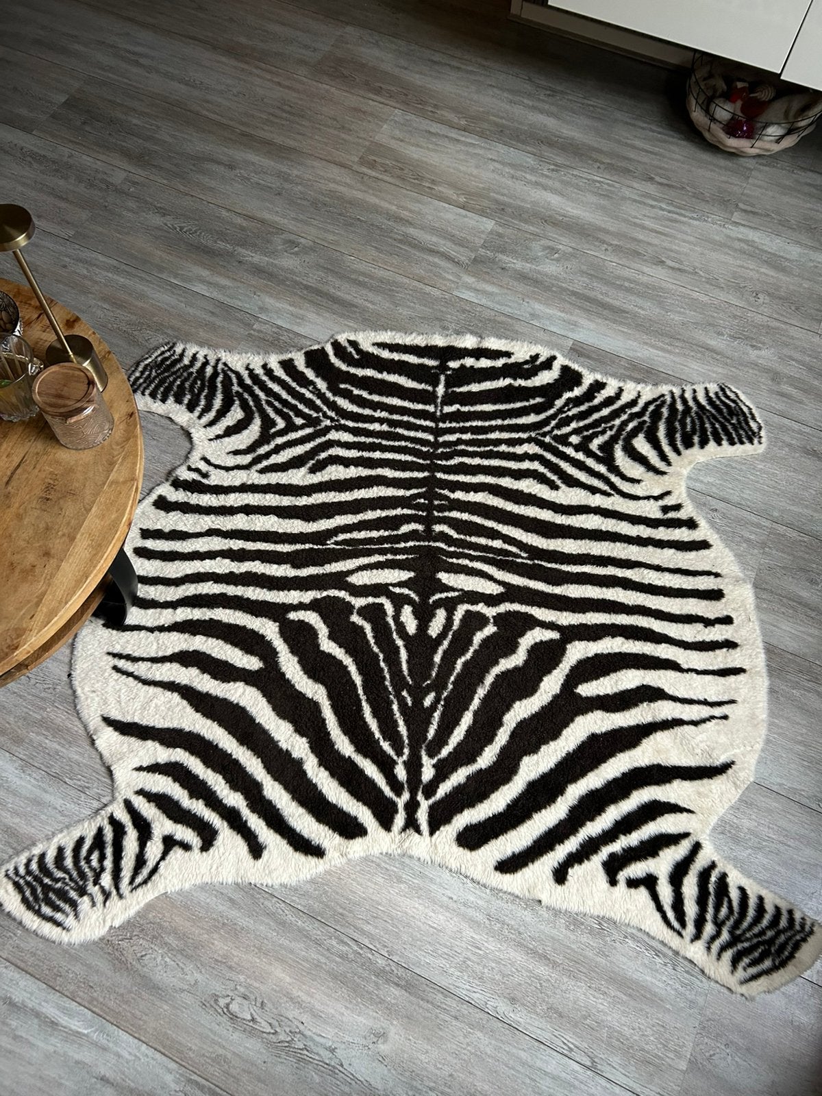 Zebra vloerkleed, Ophalen, Gebruikt, Overige vormen, Zebra