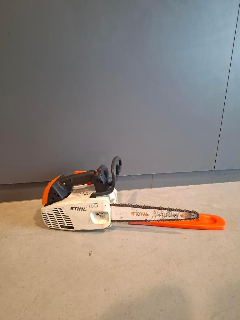 Stihl MS194T tophendel kettingzaag carving, Ophalen, Gebruikt