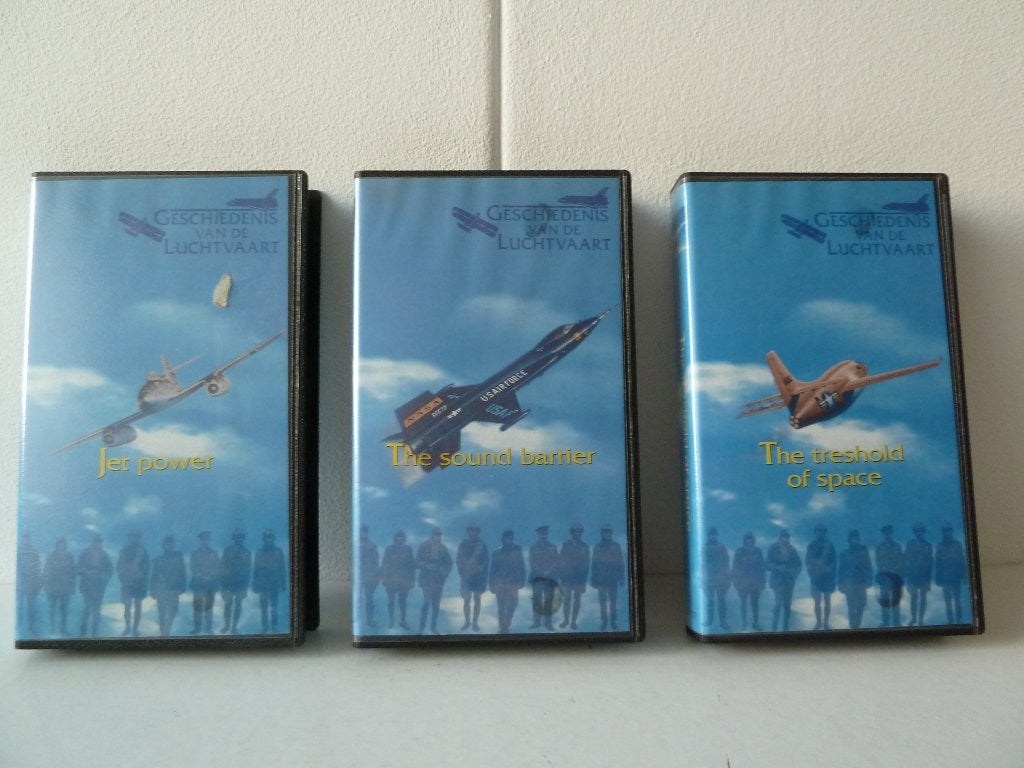Geschiedenis van de Luchtvaart op VHS band, Alle leeftijden, Ophalen of Verzenden, Zo goed als nieuw, Documentaire