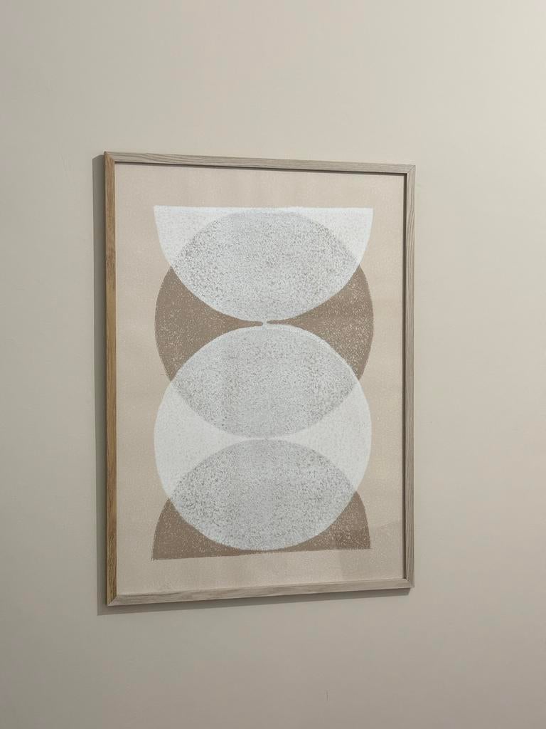EnkelArt monoprint beige, Ophalen of Verzenden, Zo goed als nieuw, Overige materialen