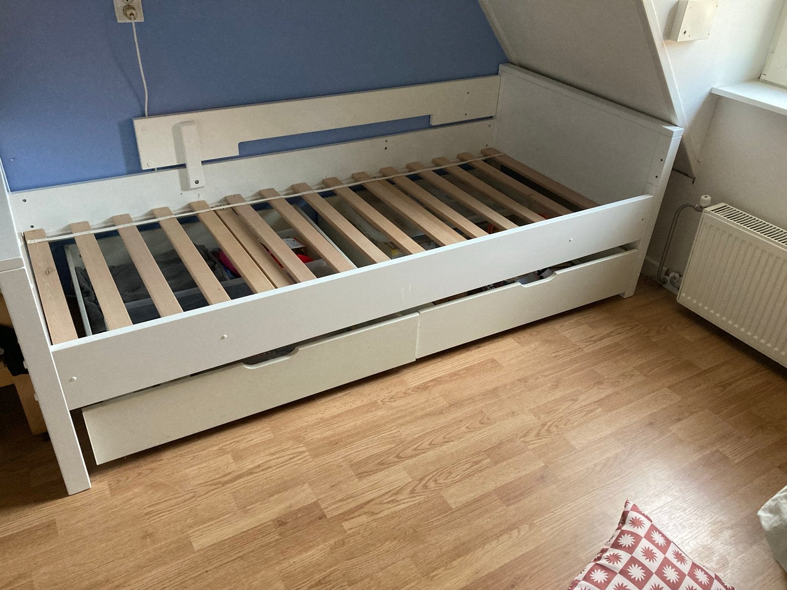 Bopita bed met lades, Huis en Inrichting, Slaapkamer | Bedden, Ophalen, Gebruikt, 90 cm, Eenpersoons
