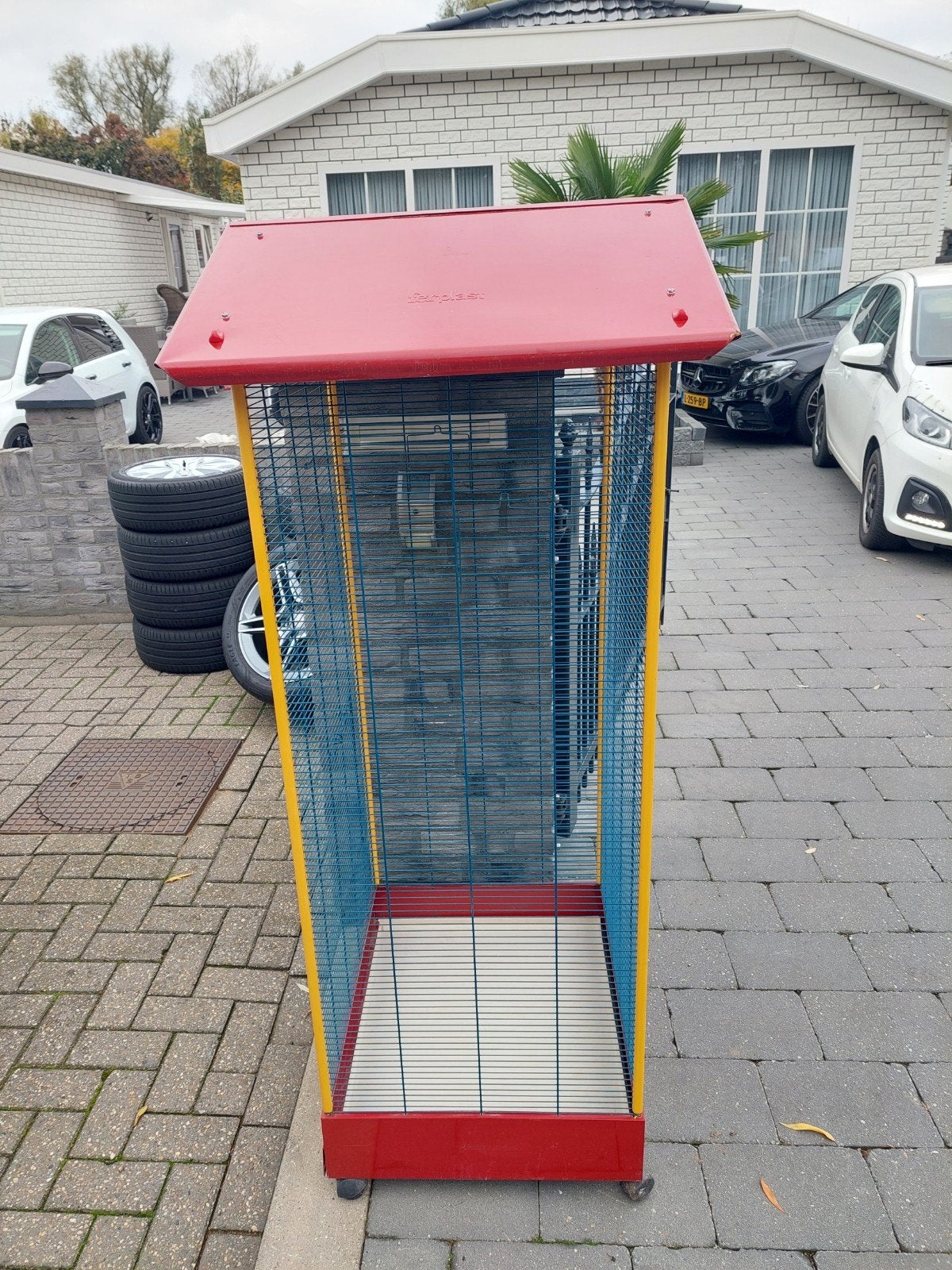 Vogelkooi, Ophalen, Zo goed als nieuw, Metaal, Vogelkooi