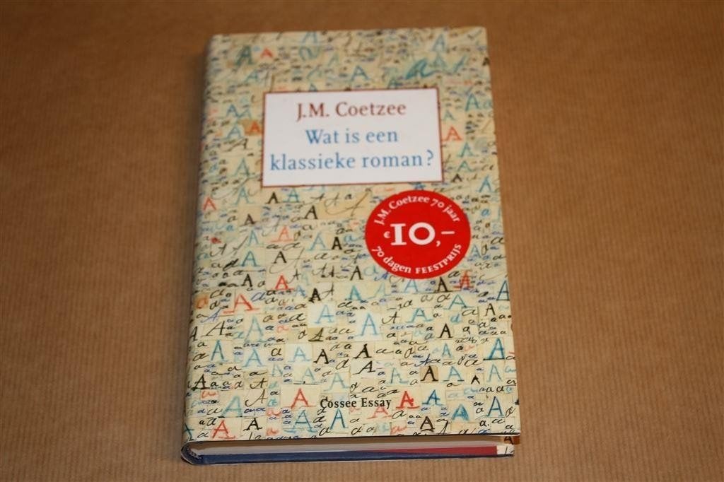 Wat is een klassieke roman? J.M. Coetzee., Boeken, Ophalen of Verzenden, Zo goed als nieuw