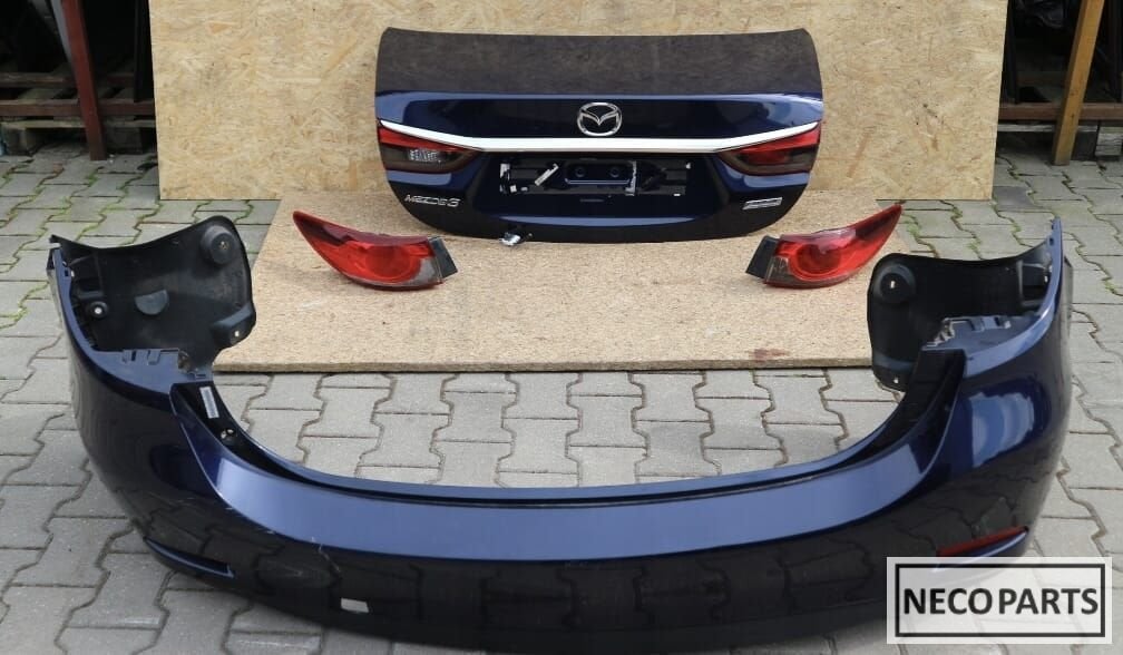 MAZDA 6 ACHTERKLEP ACHTERBUMPER BUMPER KLEUR 35J, Auto-onderdelen, Carrosserie en Plaatwerk, Gebruikt, -, Ophalen of Verzenden