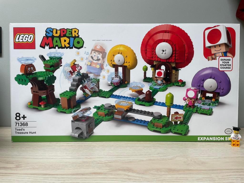 Lego set 71368 Super Mario Toads treasure hunt, Ophalen of Verzenden, Zo goed als nieuw, Complete set, Lego