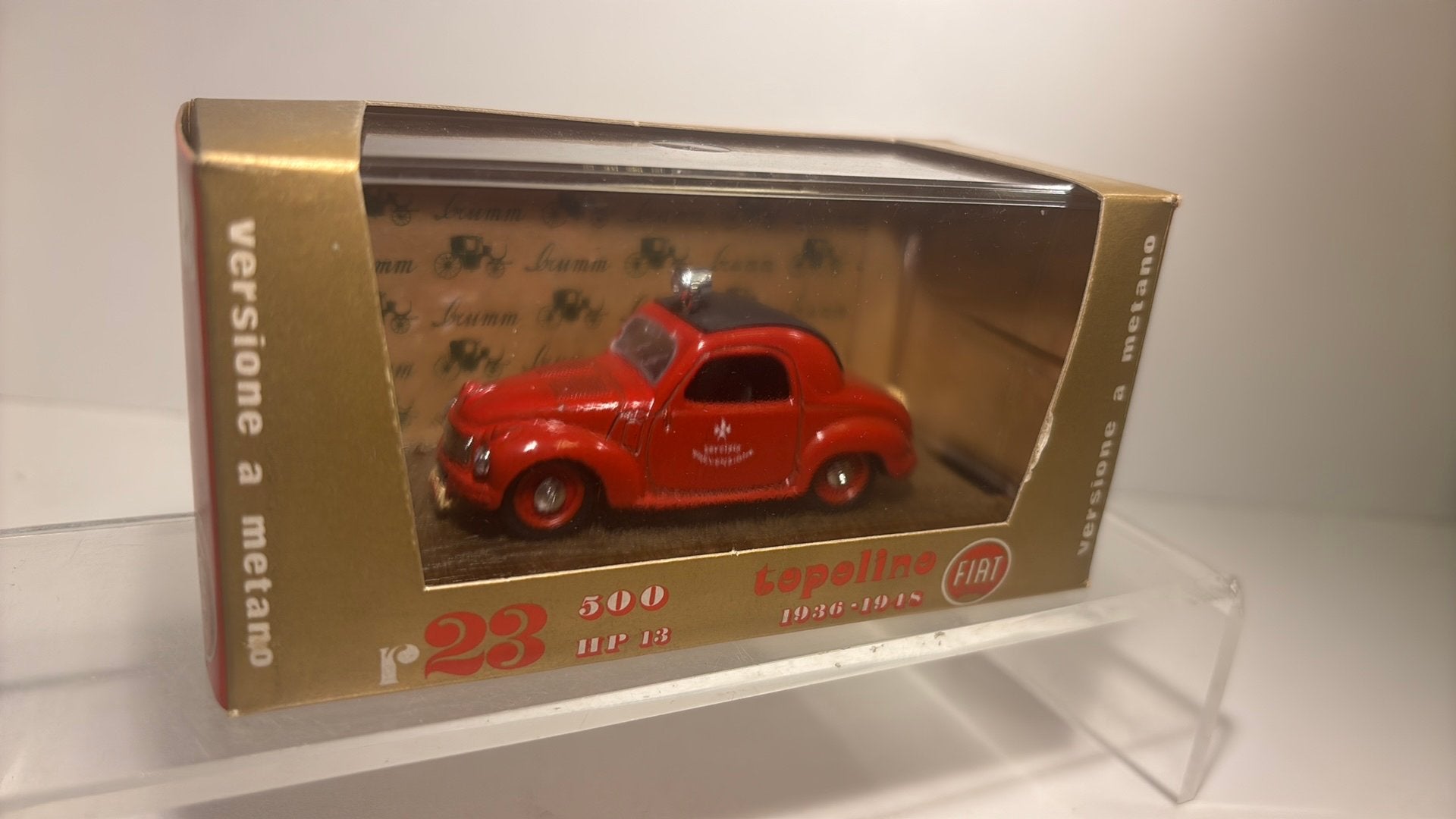 Fiat 500 toplino brumm 1.43, Hobby en Vrije tijd, Modelauto's | 1:43, Overige merken, Auto, Ophalen of Verzenden, A