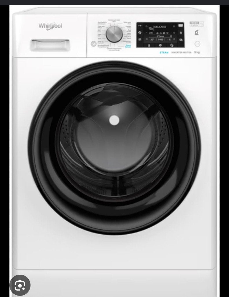Whirpool wasmachine 2 jaar oud, Witgoed en Apparatuur, Wasmachines, Ophalen, 1200 tot 1600 toeren, Gebruikt, 8 tot 10 kg
