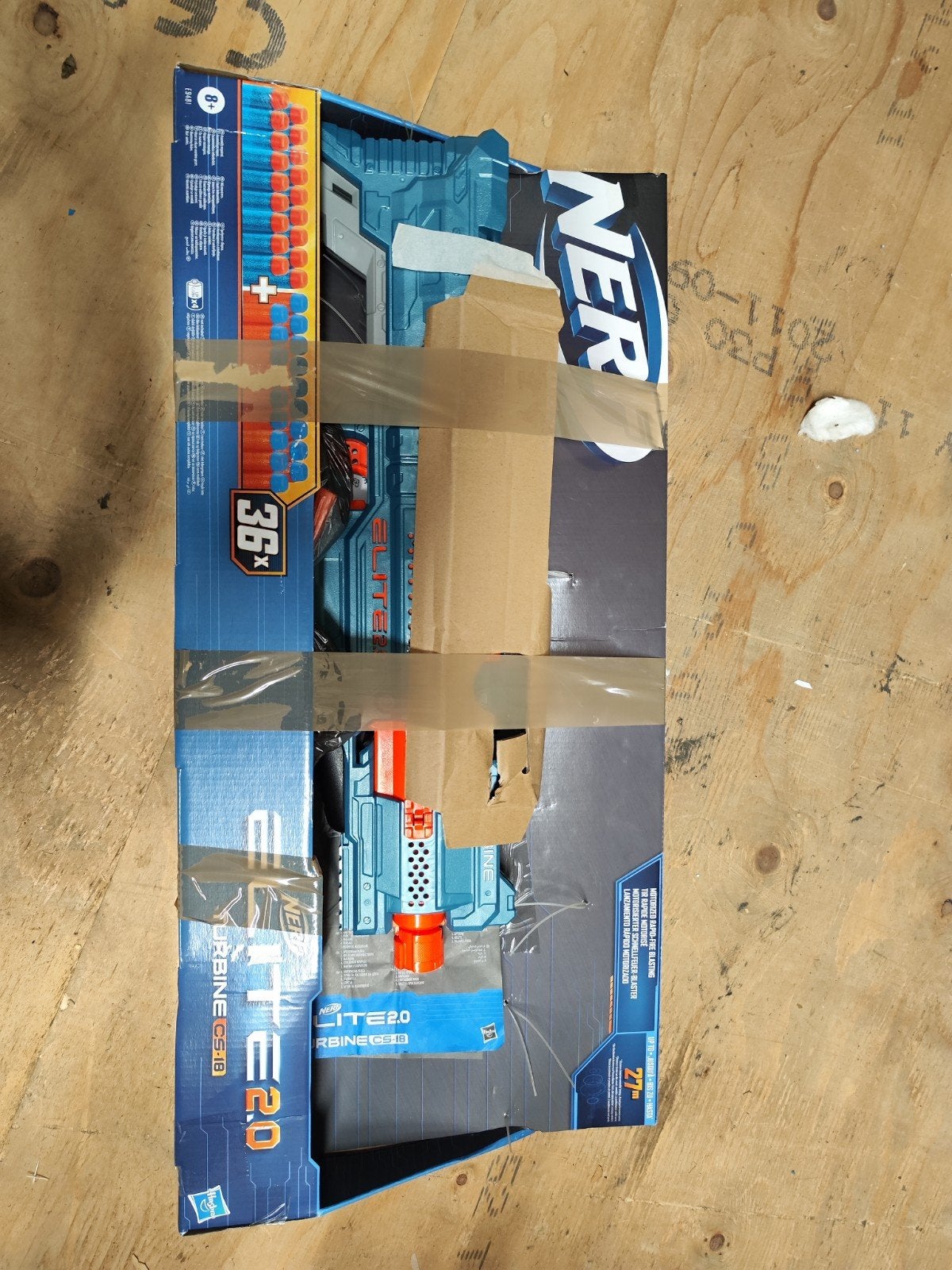 Nerf Elite 2.0 Turbine CS-18 Blaster - Getest en Werkend, Ophalen of Verzenden, Zo goed als nieuw, Jongen of Meisje