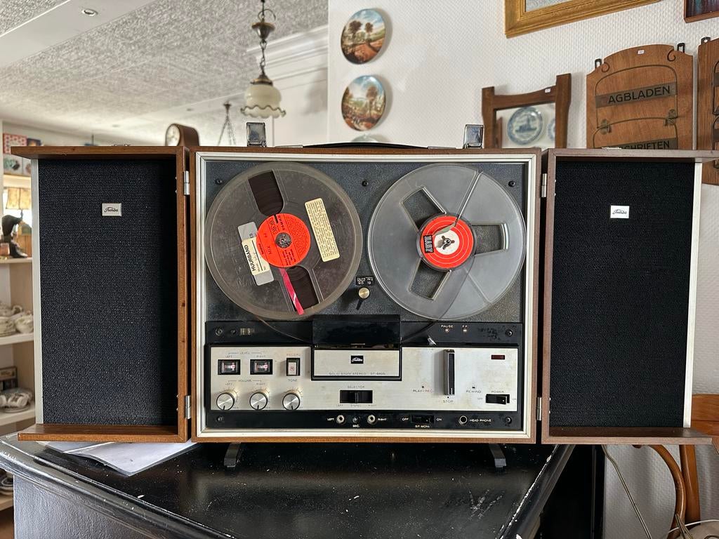 Vintage Toshiba GT-840S Stereo Spoelbandrecorder (Jaren '60), Ophalen, Bandrecorder