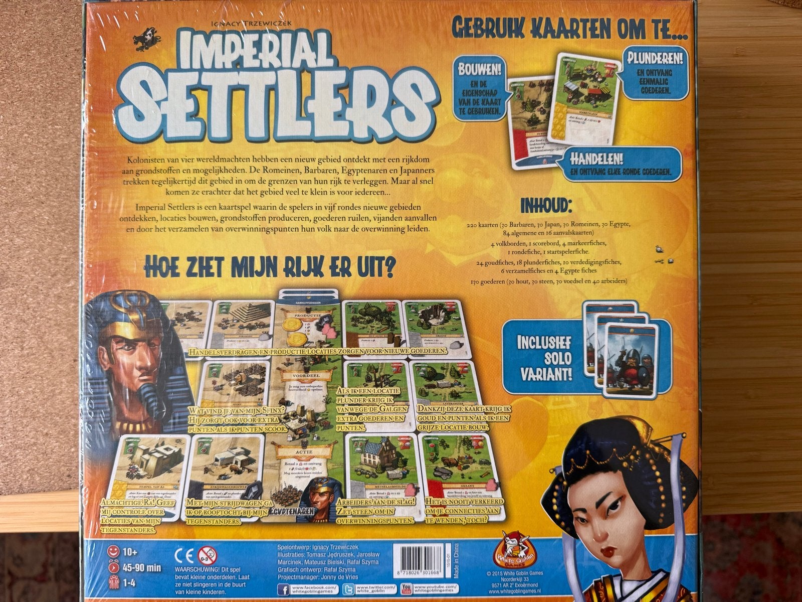 NIEUW: Imperial Settlers Bordspel - Strategisch Kaartspel, Een of twee spelers, Ophalen of Verzenden, Nieuw