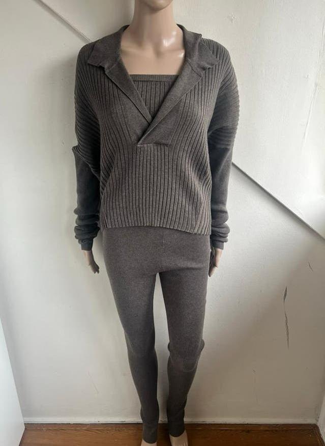 Humanoid set jumpsuit trui bruin maat M 38, Ophalen of Verzenden, Zo goed als nieuw, Maat 38/40 (M), Bruin