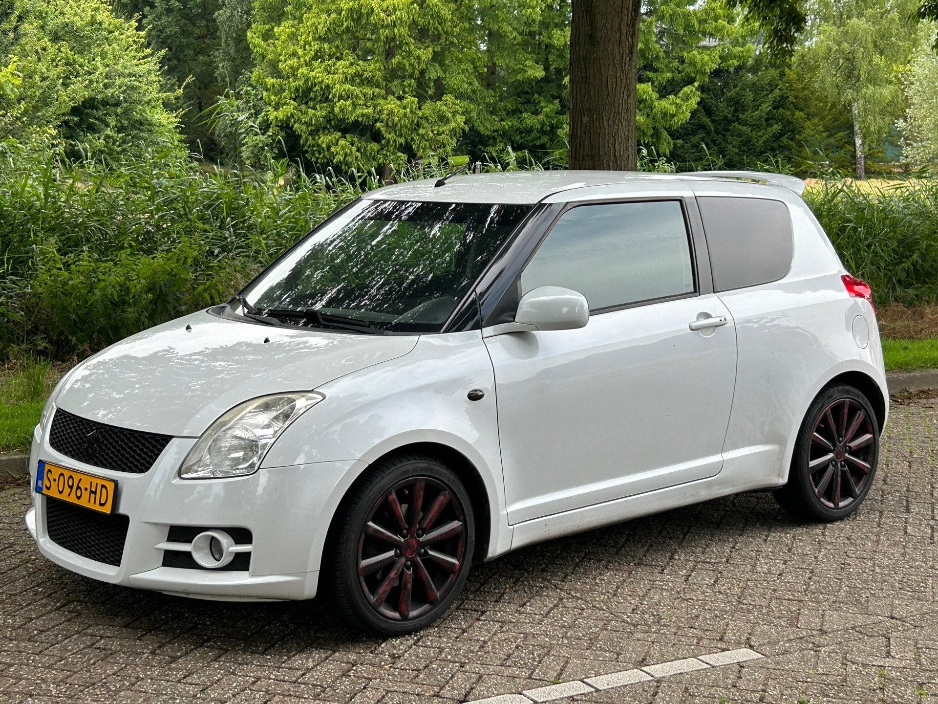 Suzuki Swift 1.6 Sport 2009 Climate control! Sportieve auto!, Auto's, Voorwielaandrijving, 1005 kg, Zwart, 4 cilinders