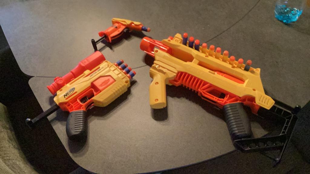 3 nerf pistolen met pijlen, Ophalen, Nieuw