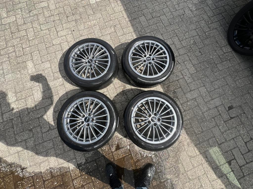 Ronal velgen incl. Zomerbanden., Auto-onderdelen, Banden en Velgen, Ophalen, 18 inch, Banden en Velgen, Zomerbanden