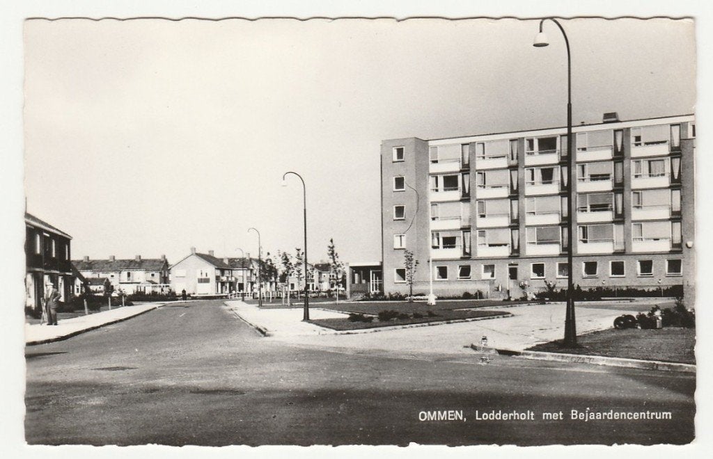 Ommen - Lodderholt met Bejaardencentrum, Ophalen of Verzenden, 1960 tot 1980, Ongelopen, Overijssel