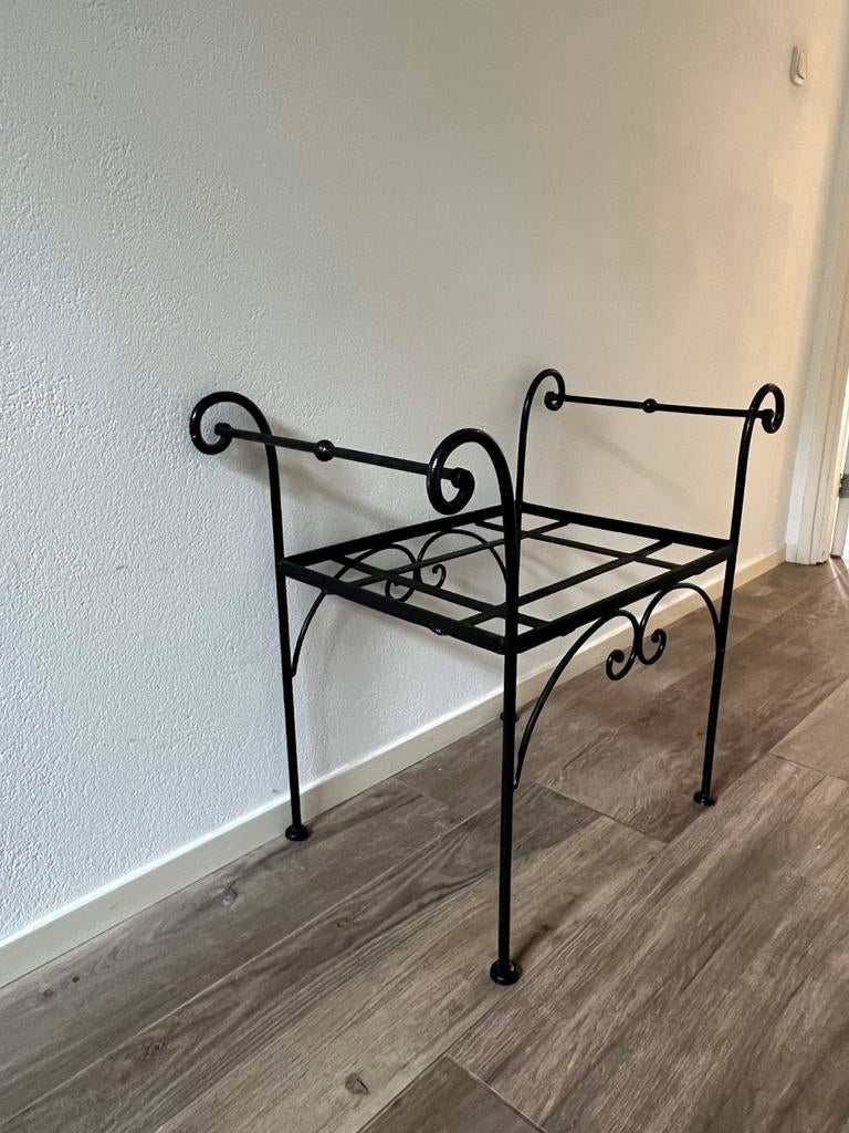 Stoel frame ijzer zwart, Ophalen, Zo goed als nieuw, 75 cm of meer, 60 cm of meer