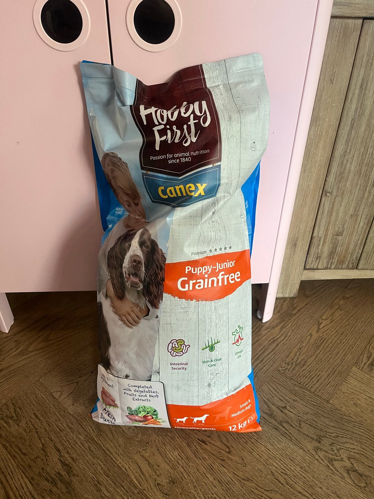 Hobby First puppy junior 12kg, Ophalen of Verzenden, Hond