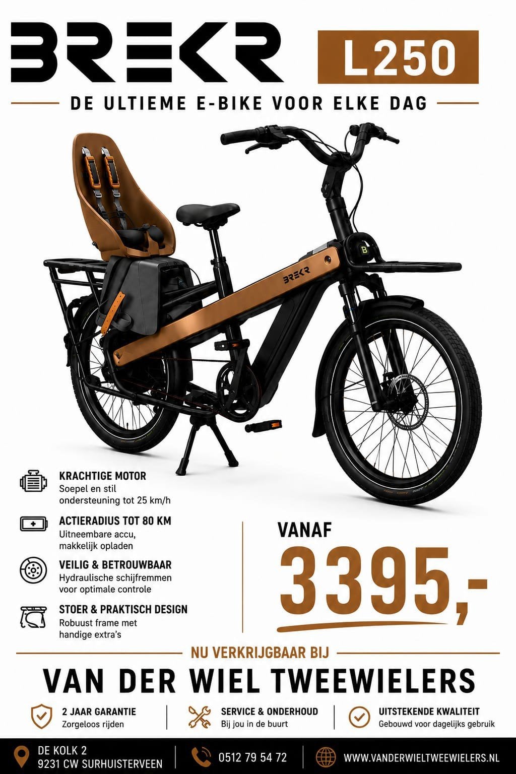 prachtige brekr longtail, Brekr, Nieuw, Nvt, Ophalen
