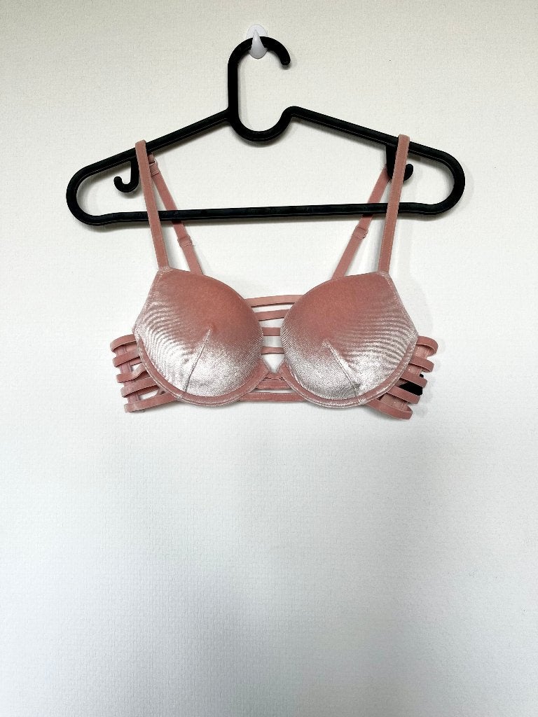 Pink velvet push-up bra UNDIZ, Undiz, Ophalen of Verzenden, Roze, BH