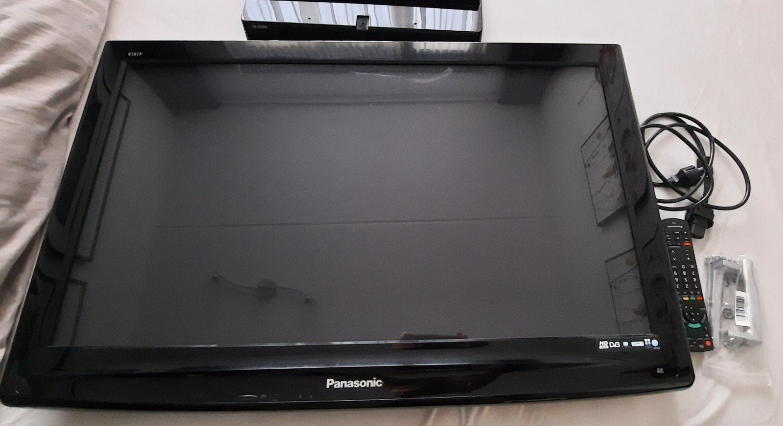 37 inch panasonic plasma tv met voet - 110cm beeldscherm, Ophalen, LED, Panasonic, 50 Hz