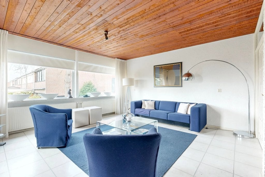 Stoel-Bank loungeset, Ophalen, Gebruikt, Driepersoons, 75 tot 100 cm