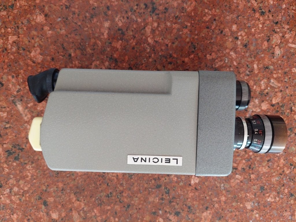 vintage 8mm camera  leica leicina 8sv, Ophalen of Verzenden, Gebruikt, Compact, Overige Merken