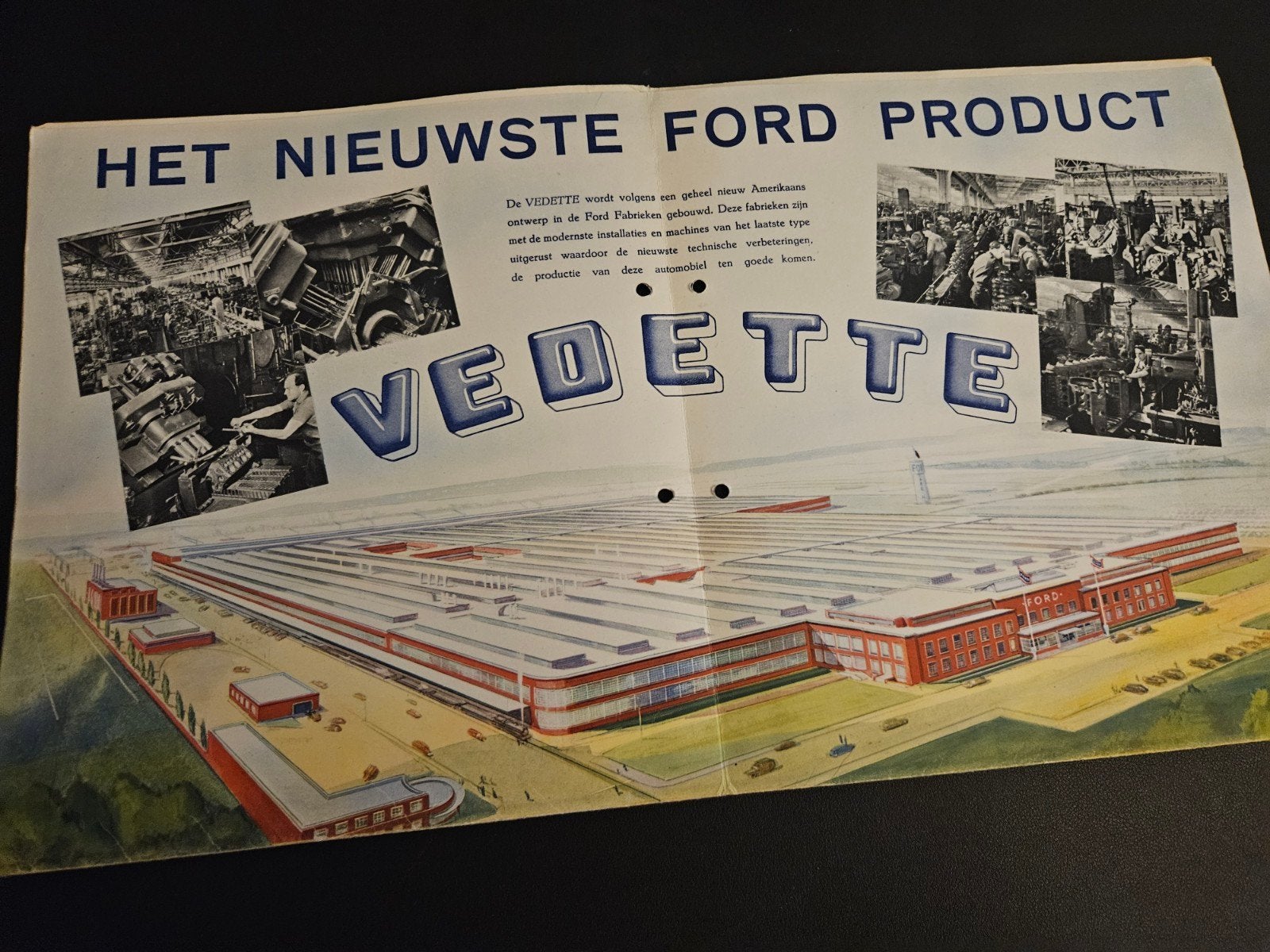 Brochure Ford Vedette, Ophalen of Verzenden, Zo goed als nieuw, Ford