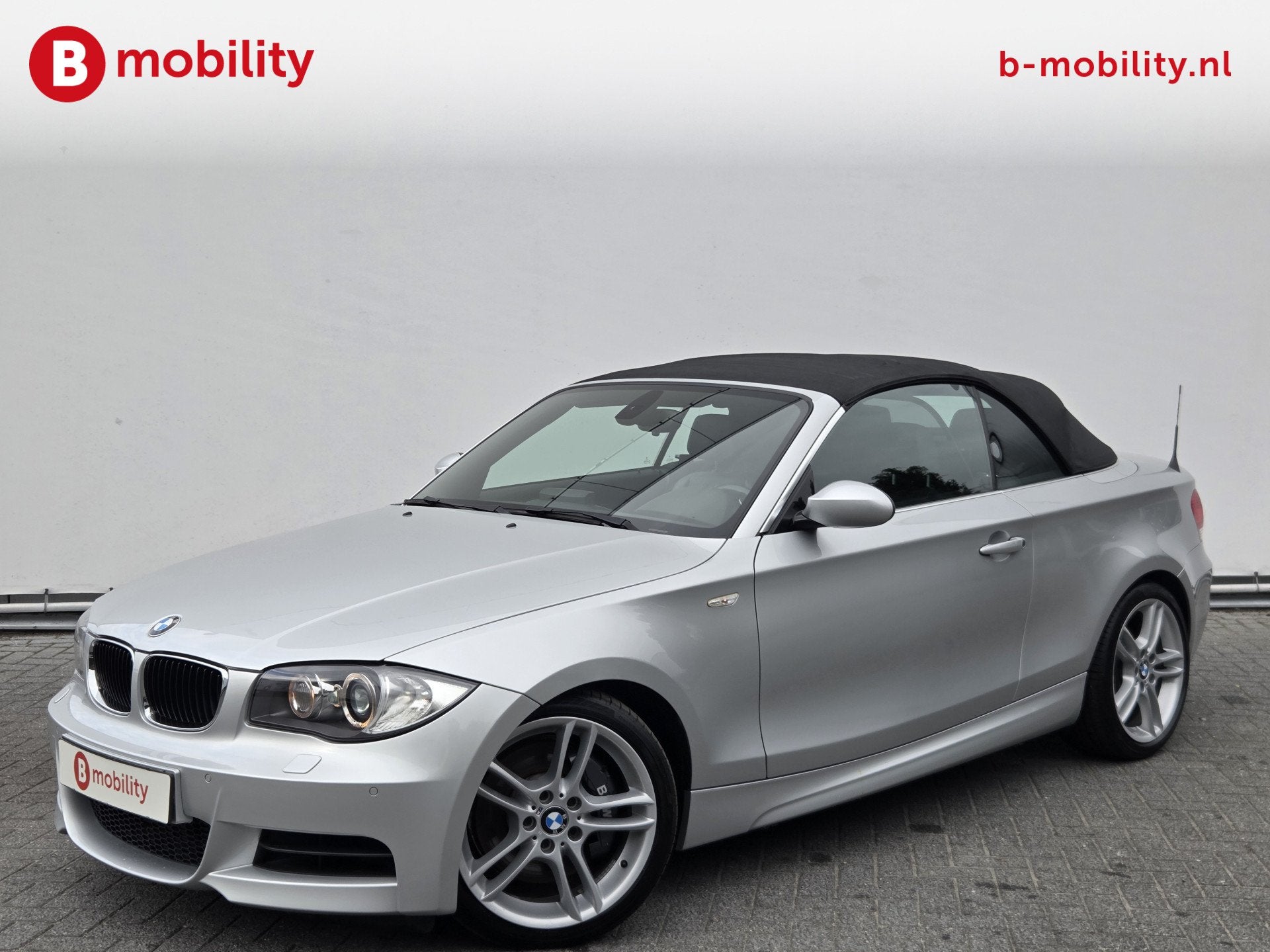 BMW 1 Serie Cabrio 135i High Executive M-Sport 6-Cilinder! D, Auto's, 1-Serie, Gebruikt, Zwart, Cabriolet