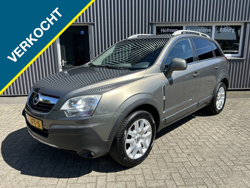 Opel Antara 2.4-16V 4X4 Temptation Airco PDC NAVI APK!, Auto's, Opel, Stof, Gebruikt, Zwart, 4 cilinders