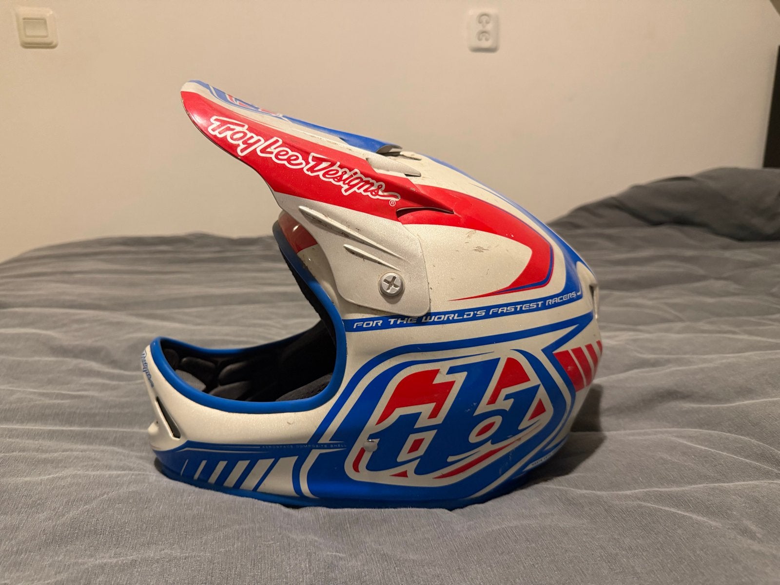 Troy Lee Designs D2 Helm - Downhill Mountainbike Fietscross, Overige merken, M, Ophalen of Verzenden, Tweedehands