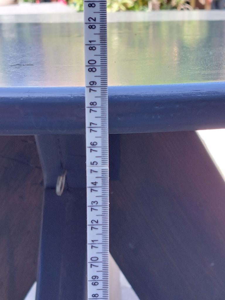 Ronde tuintafel, Tuin en Terras, Tuintafels, Ophalen of Verzenden, Gebruikt, Rond, Hout