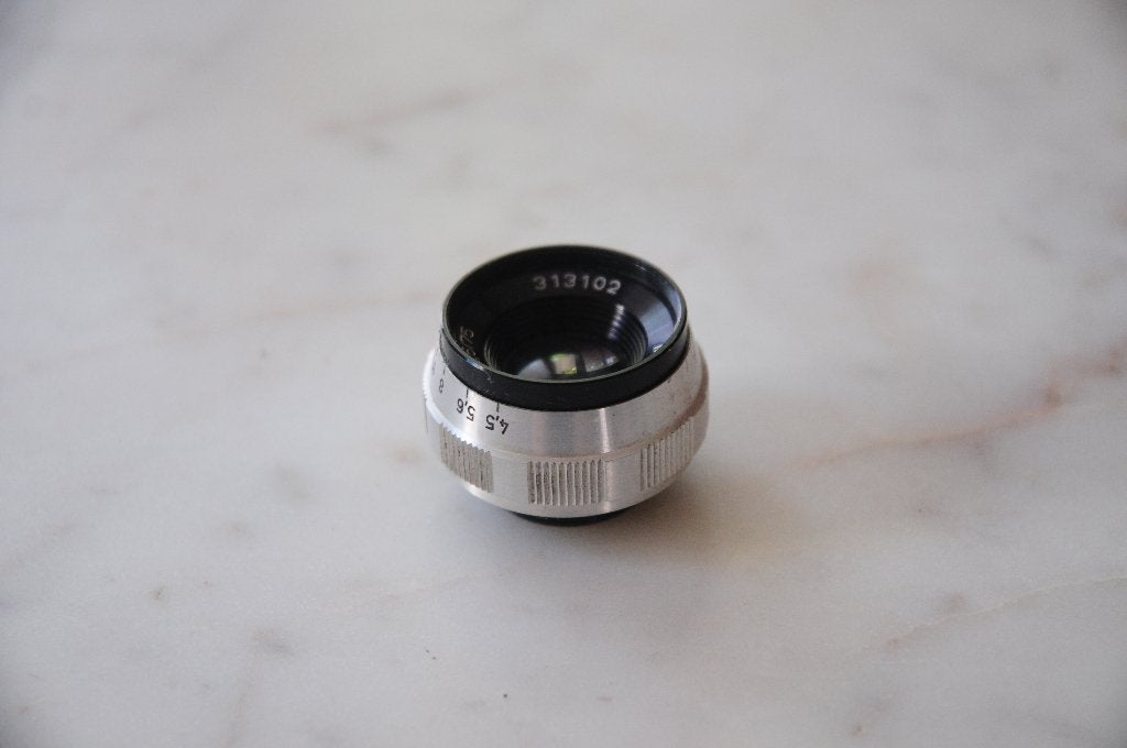 Meopta Belar 4,5/75mm vergrotingslens in redelijke  staat, Ophalen of Verzenden, Gebruikt, Meopta