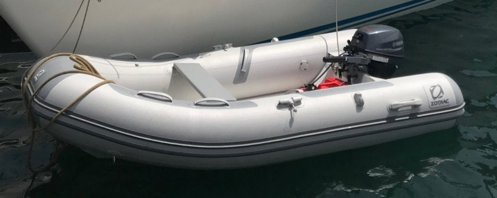 Yamaha 8 pk 4 takt en Zodiac Cadet 290 RIB, Watersport en Boten, Rubberboten, 10 pk, Benzine, 3 m, Brandstoftank