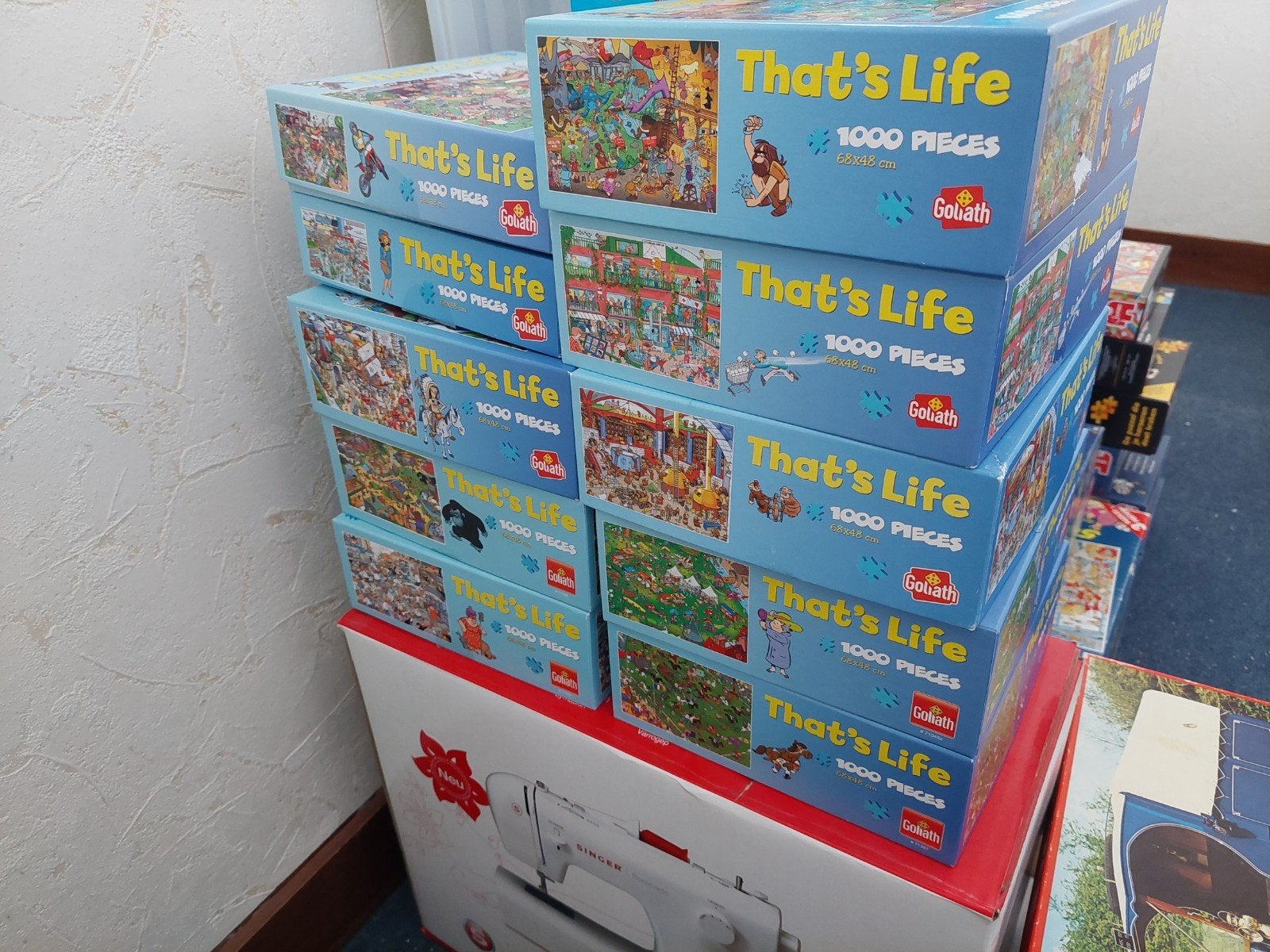 Partij Thats Life Puzzels, Ophalen, 500 t/m 1500 stukjes, Gebruikt, Legpuzzel