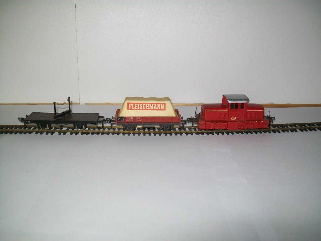 Fleischmann 1 lok + 12 wagens ho, Gelijkstroom, Fleischmann, Ophalen of Verzenden, Analoog