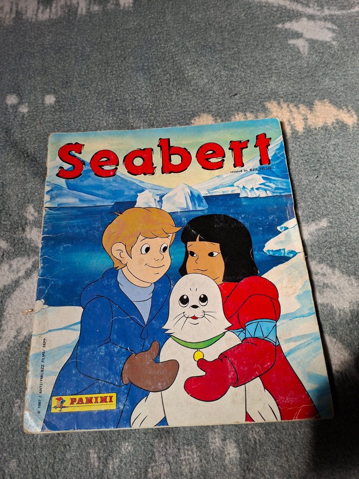 Panini Seabert Plaatjesalbum 1987 - Vintage Zeehond Avontuur, Ophalen of Verzenden, Gebruikt, Plaatje