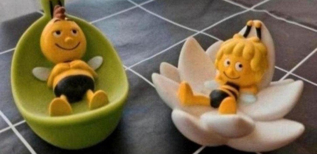 Twee Badspeeltjes Maja en Willie de Bij, Ophalen of Verzenden, Zo goed als nieuw