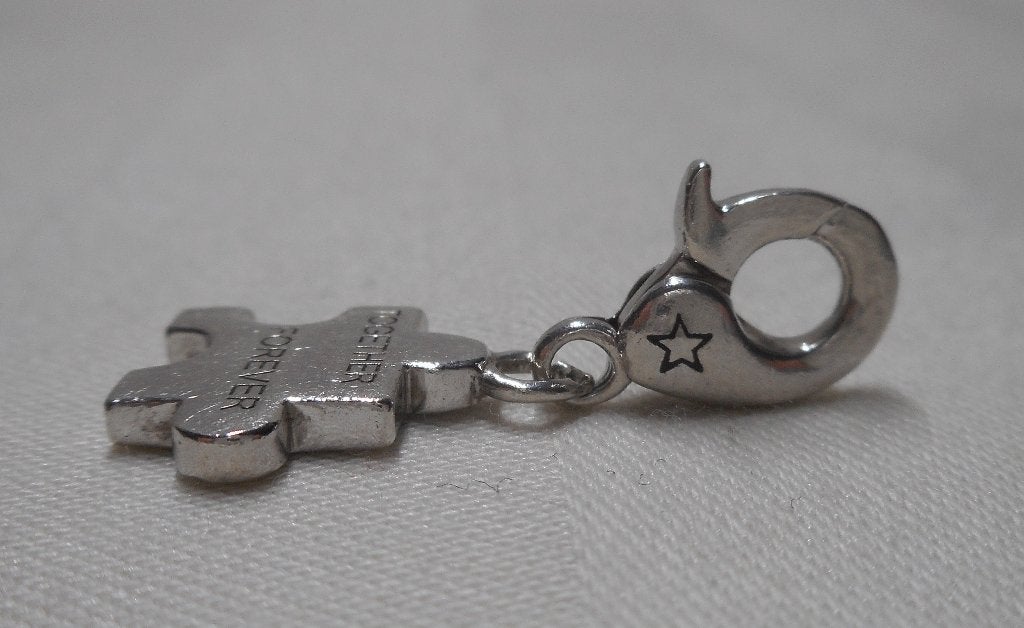 Zilveren Ti Sento charm bedel Together Forever nr.1187, Overige merken, Verzenden, Zo goed als nieuw, 1 bedel