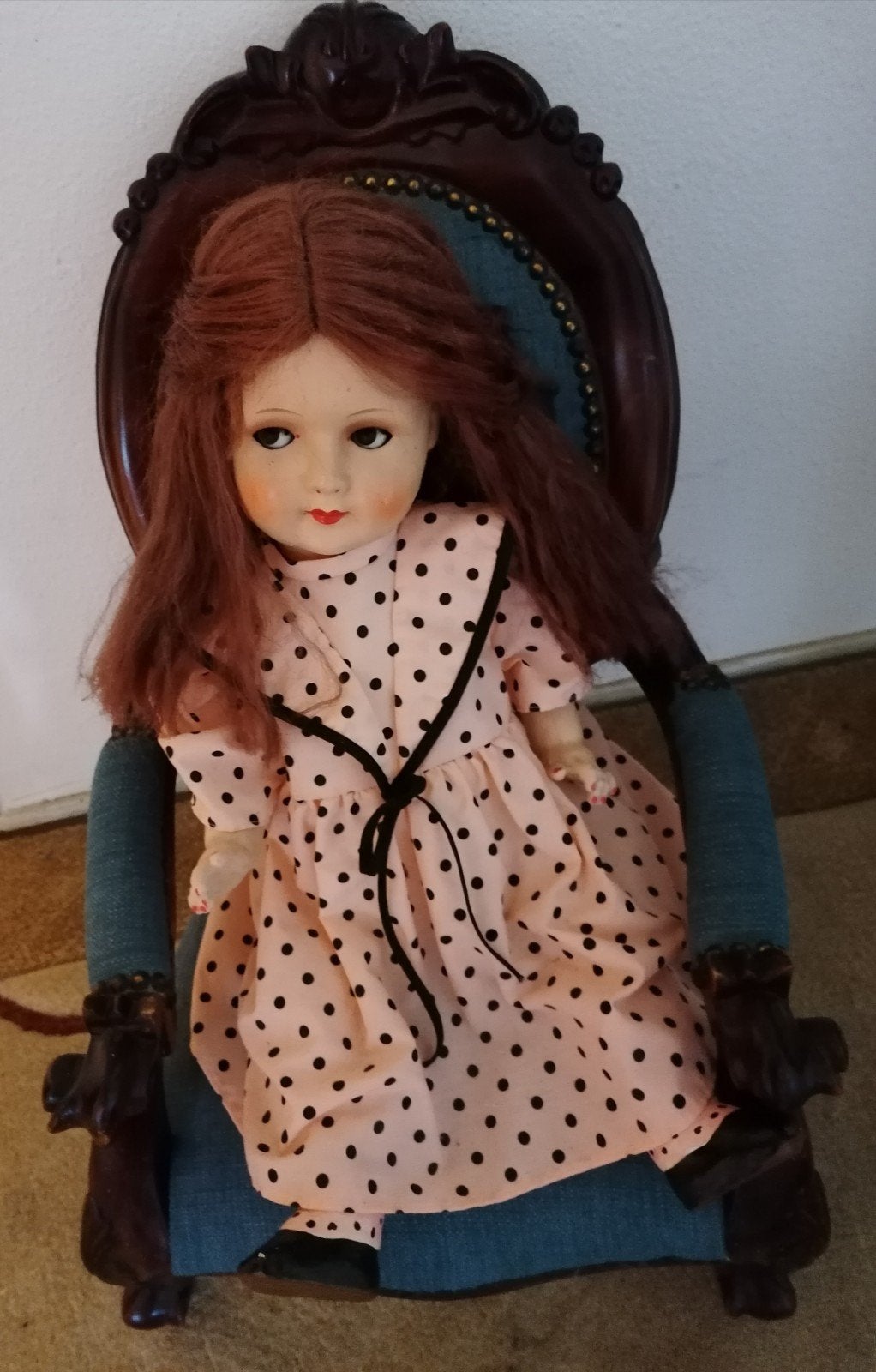 2 Antieke poppen, Verzamelen, Poppen, Ophalen, Gebruikt, Pop