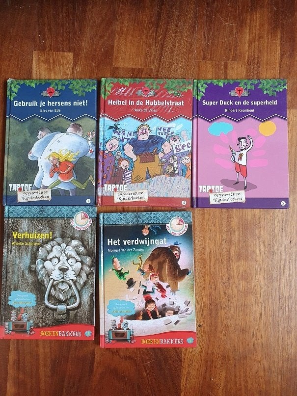 Taptoe en  boekenbakkers boeken  , Boeken, Ophalen of Verzenden, Zo goed als nieuw