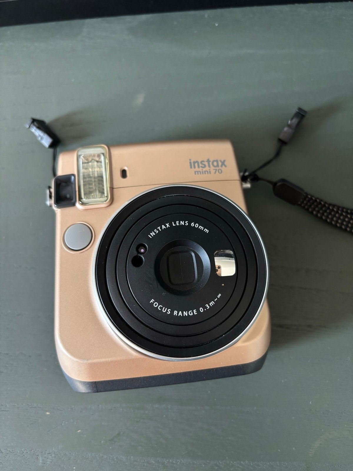 Instax Mini 70 Instant Camera - Goud, Ingebouwde flitser, Instant camera, Ophalen of Verzenden, Zo goed als nieuw