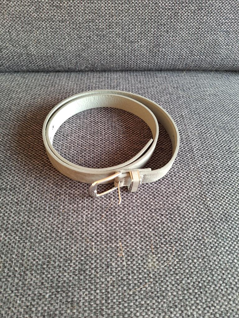 Nieuwe grijze riem / ceintuur 95cm, Kleding | Dames, Riemen en Ceinturen, Overige kleuren, Tailleriem, Ophalen of Verzenden, 90 tot 100 cm