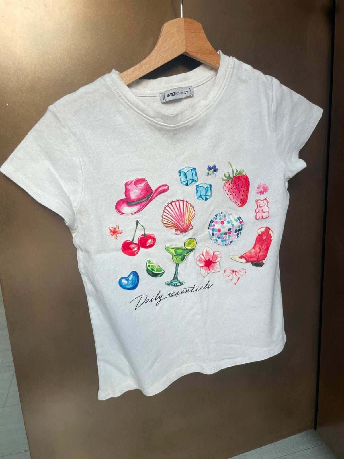 Shirtje New Yorker mt XS, Wit, New Yorker, Ophalen of Verzenden, Zo goed als nieuw