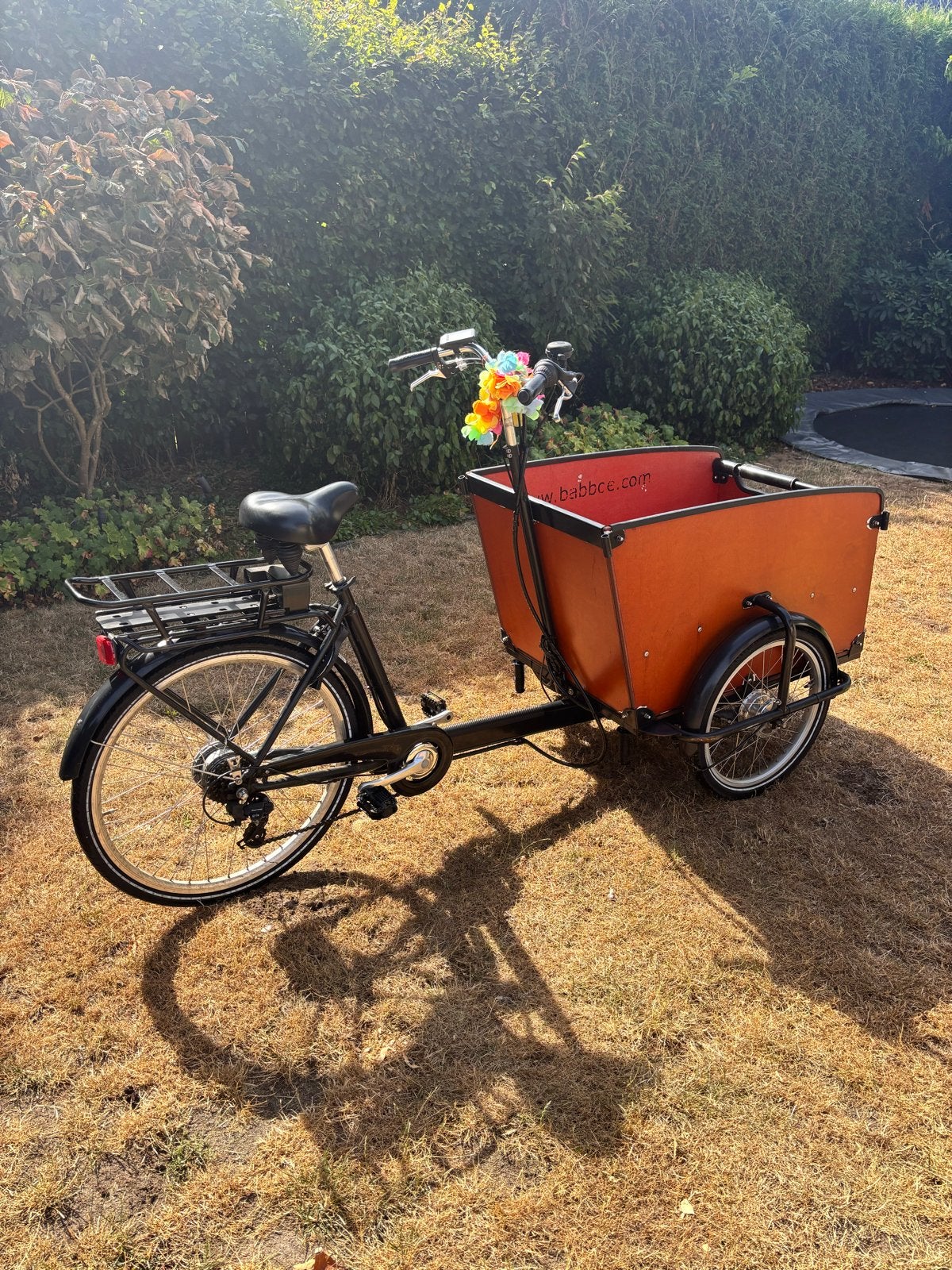 Babboe bakfiets met elektrische ondersteuning, Ophalen, Gebruikt, Elektrisch, 2 kinderen