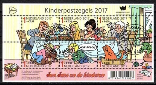 Nederland nr. 3586 Blok Kinderzegels gestempeld, Postzegels en Munten, Postzegels | Nederland, Verzenden, Na 1940, Gestempeld