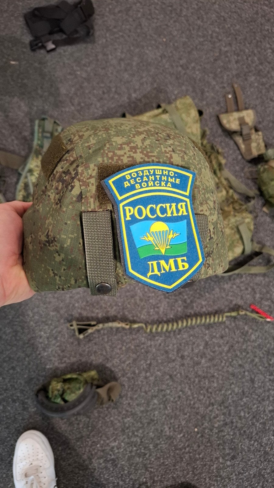 Div PSU - Helm Russische / Russisch Leger para eenheid EMR, Verzenden, Landmacht, Overige gebieden, Helm of Baret