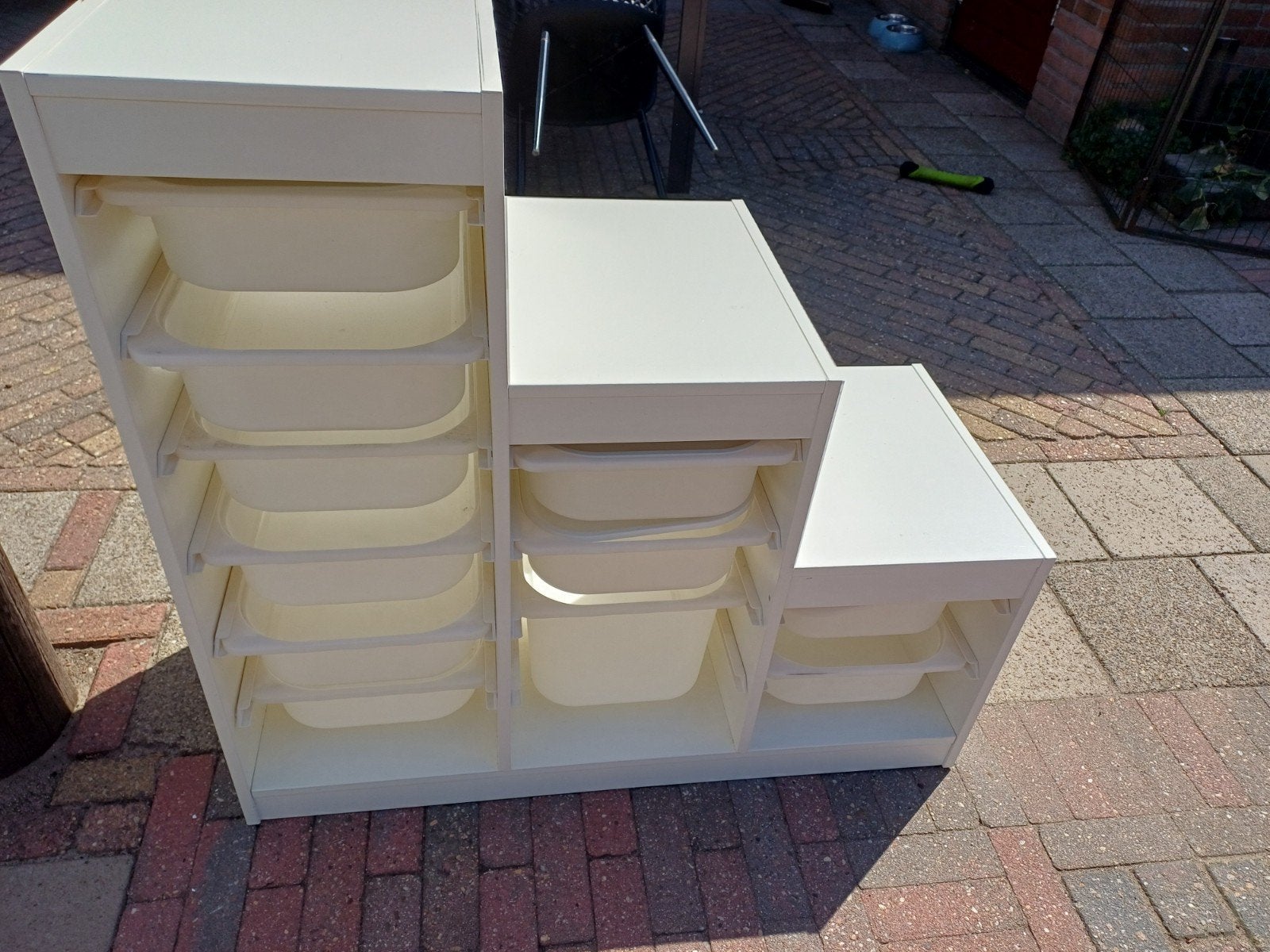 IKEA Trofast opbergkast wit met bakken en 4 deksels, Kinderen en Baby's, Kinderkamer | Commodes en Kasten, Ophalen, Kast, Zo goed als nieuw