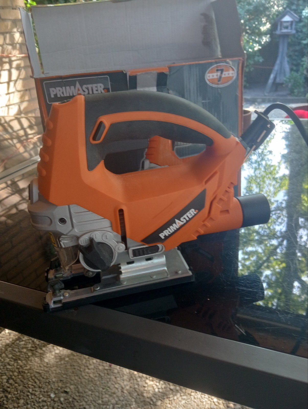 decoupeerzaag half uur gebruikt 30,00, Doe-het-zelf en Verbouw, Gereedschap | Zaagmachines, Ophalen, 600 tot 1200 watt, Decoupeerzaag