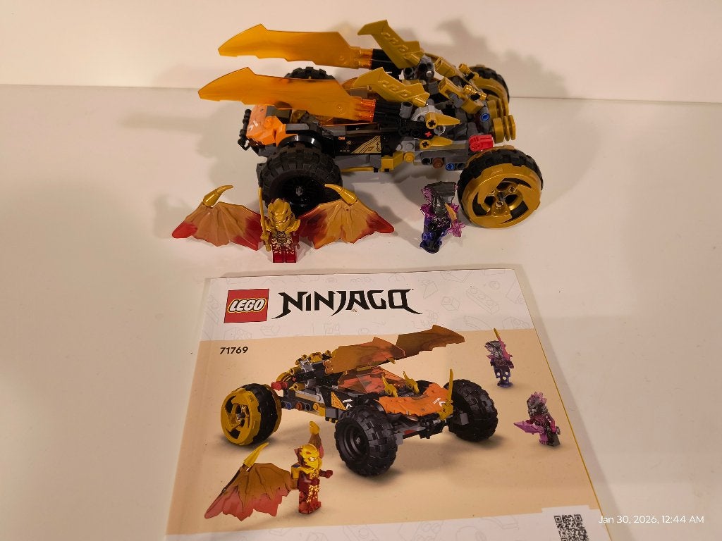 LEGO Ninjago 71769 Cole's Dragon Cruiser, Lego, Ophalen of Verzenden, Zo goed als nieuw, Compleet
