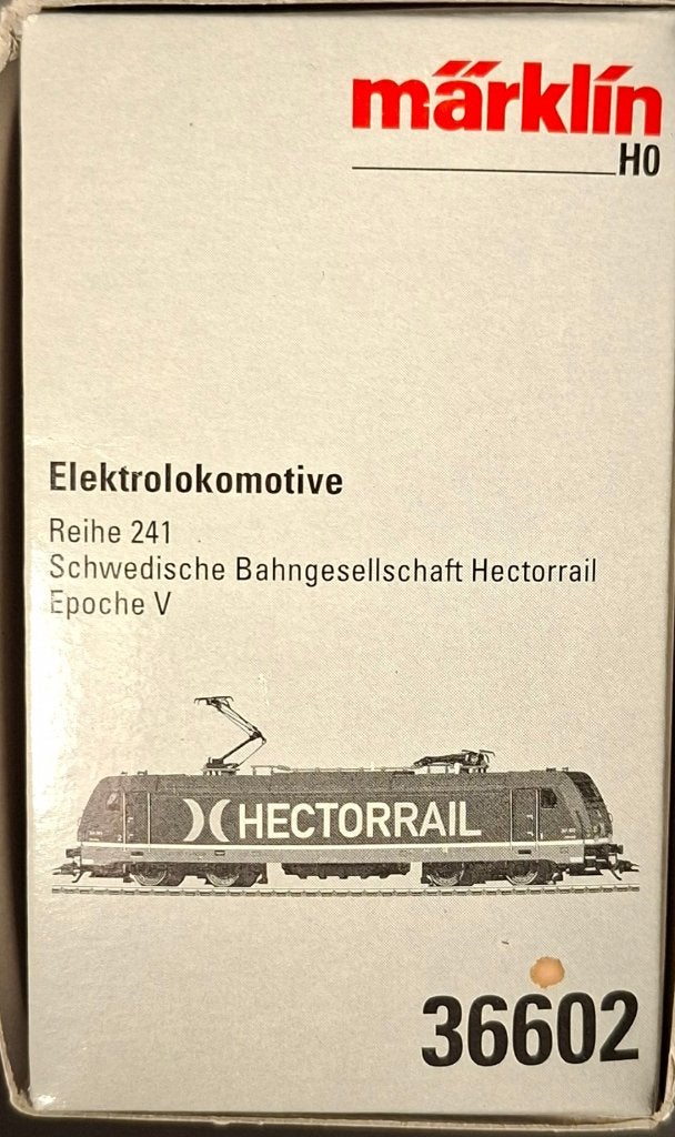 Märklin 36602 Bombardier TRAXX Hectorrail, Wisselstroom, Locomotief, Ophalen of Verzenden, Zo goed als nieuw